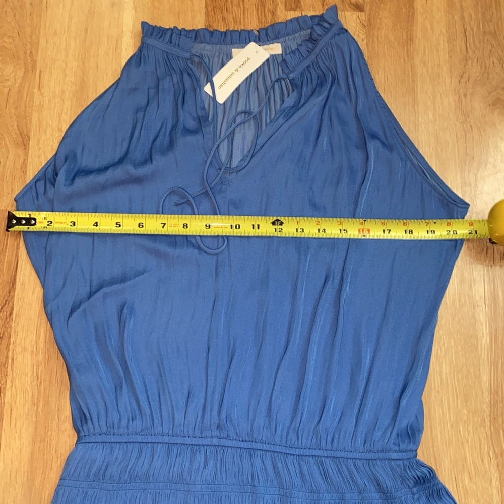 pookie and sebastian Elegant Blue Mini Dress - Picture 5 of 11